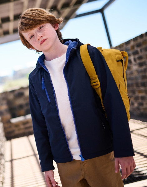 Junior Ablaze 3-Layer Hooded Softshell