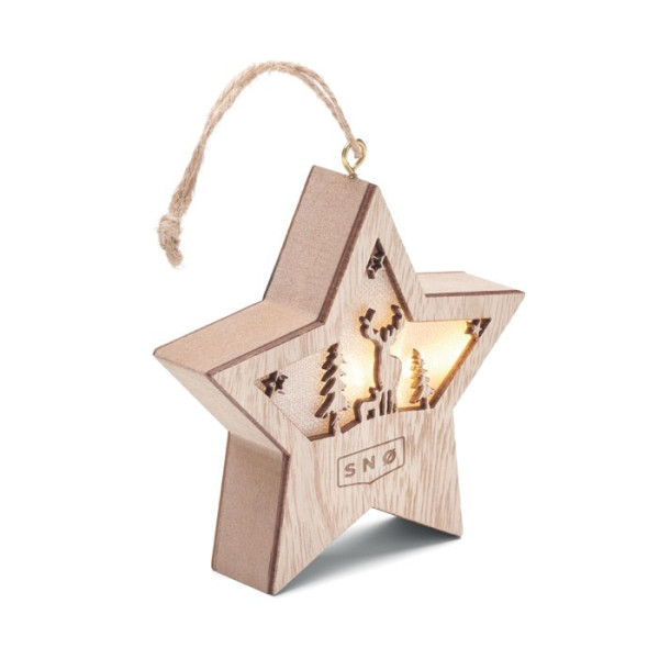 STARLIGHT - MDF-Stern mit Licht