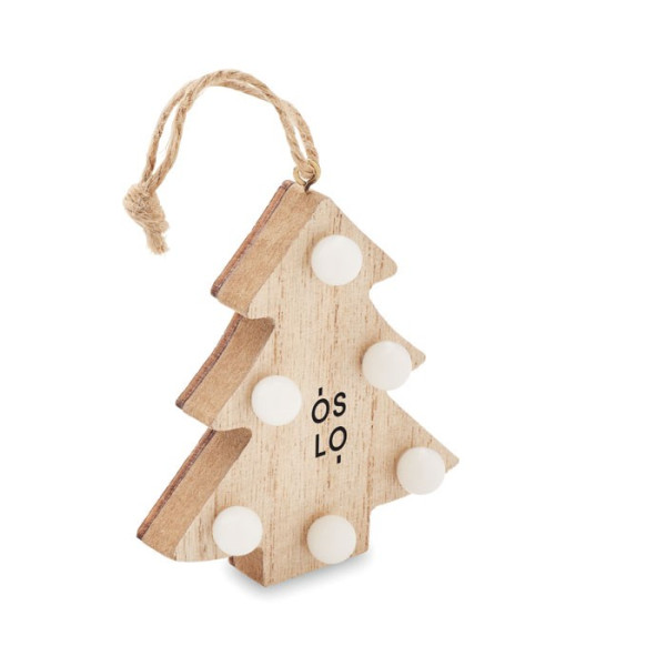 LULIE - Anhänger aus Holz mit LED