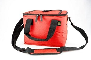 Kühltasche Canberra aus recycelten PET-Flaschen (rPET) - rot