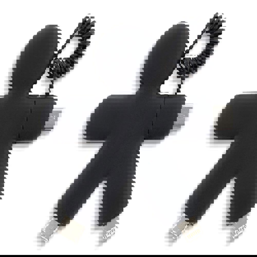 2064 | Xoopar Buddy Eco Charging Cable - Schwarz