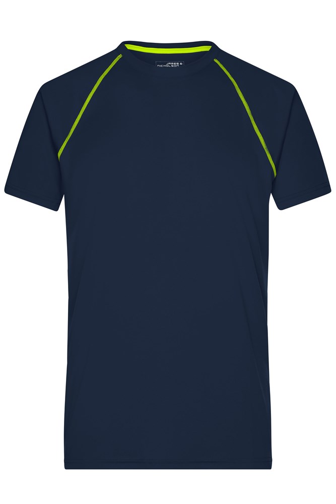 Navy/bright-yellow (ca. Pantone 296C
382C)