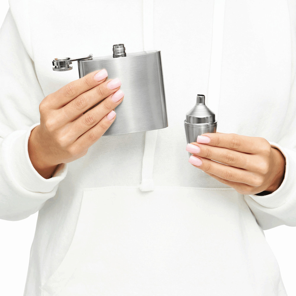 COWBOY - Edelstahl-Flachmann-Set