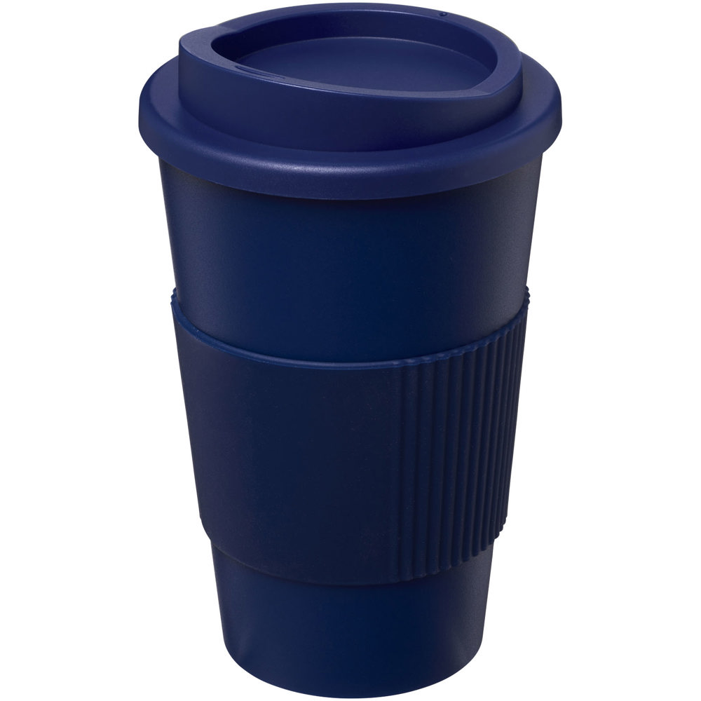 Americano® 350 ml Isolierbecher mit Schutzring - blau
