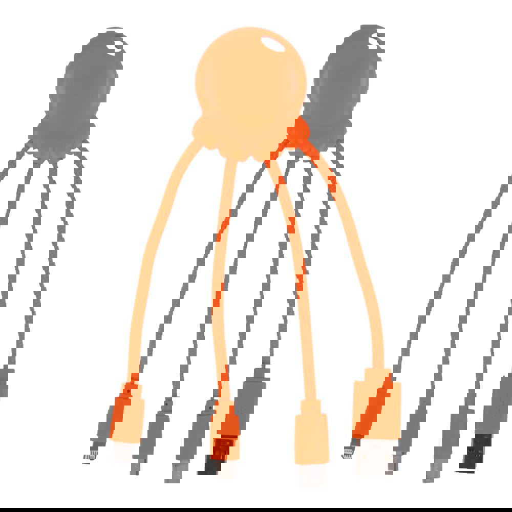 2087 | Xoopar Octopus Charging cable - Orange