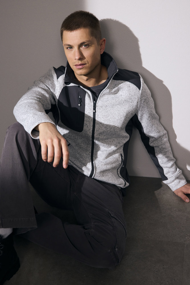 Cardigan | Strick-Fleece 