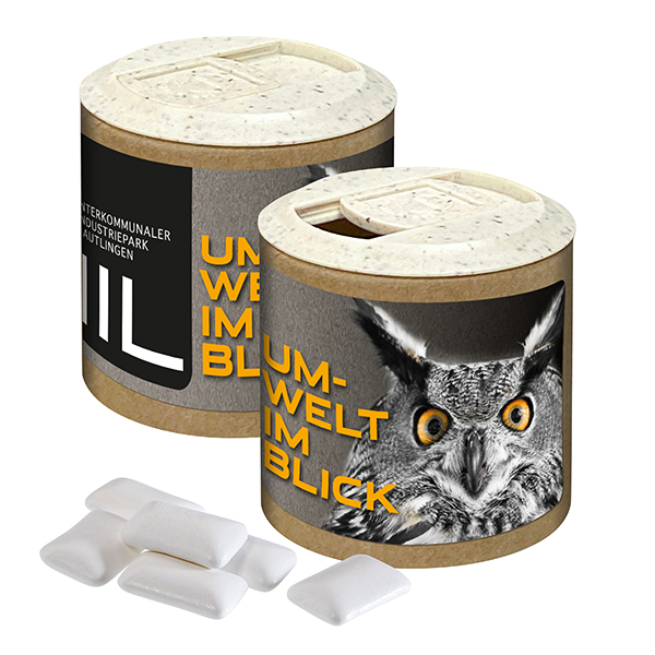 Papier-Werbedose Kaugummi