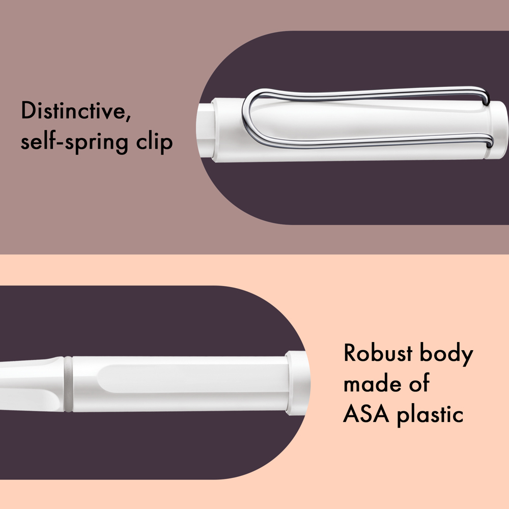 Tintenroller LAMY safari white