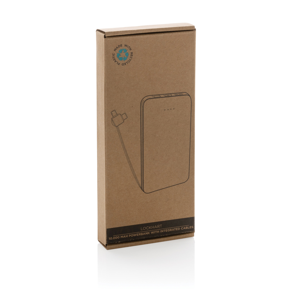 Lockhart 10.000mAh Powerbank aus RCS Kunststoff