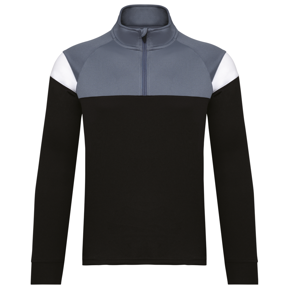 PA388 - Kinder Trainings-Sweatshirt mit 1/4 Reißverschluss