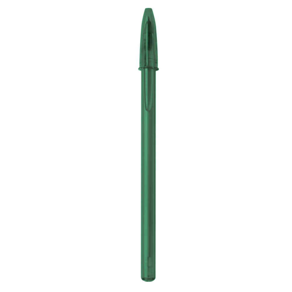 BIC® Style Kugelschreiber - Transparent Grün/ Transparent Grün/ Blaue Tinte