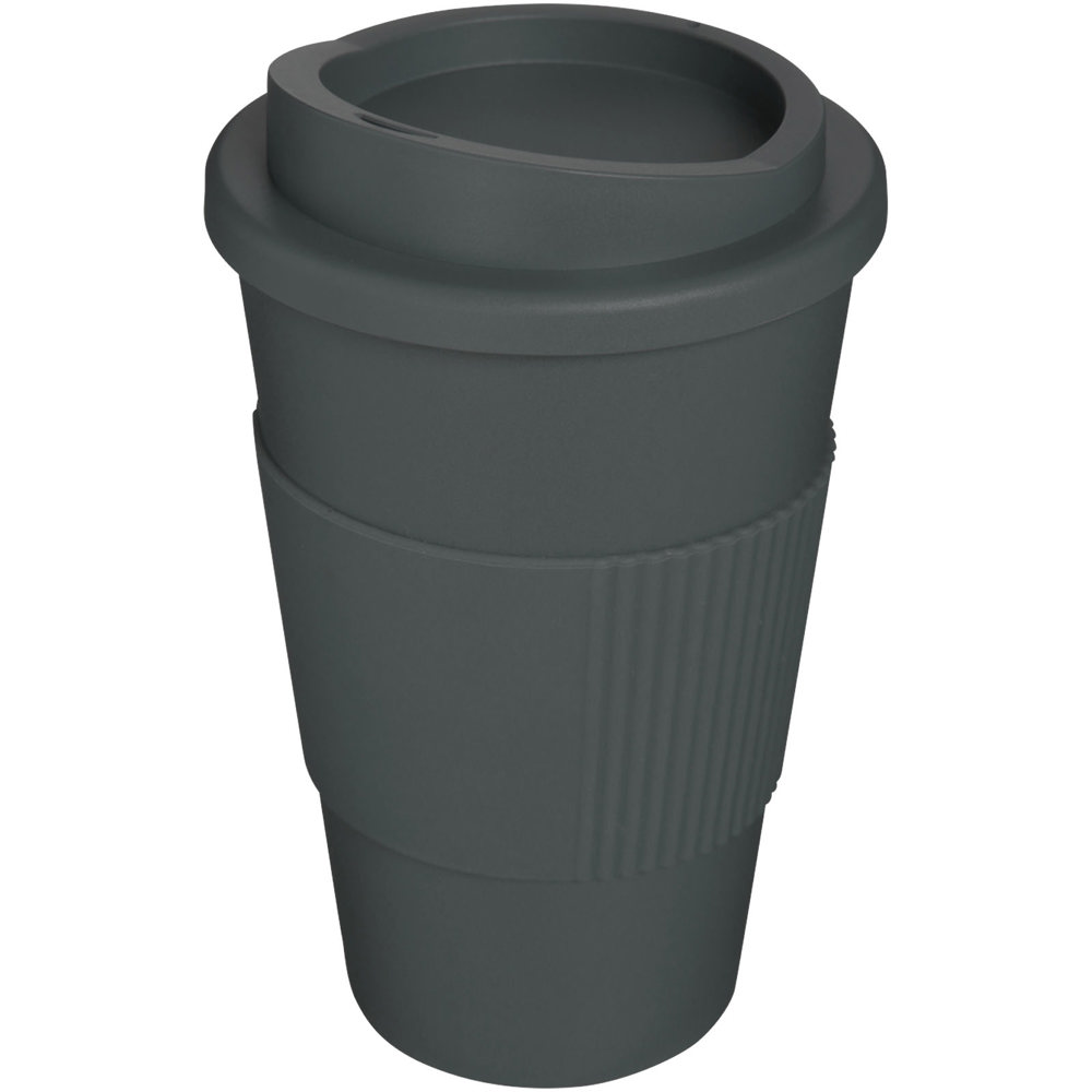 Americano® 350 ml Isolierbecher mit Schutzring - grau
