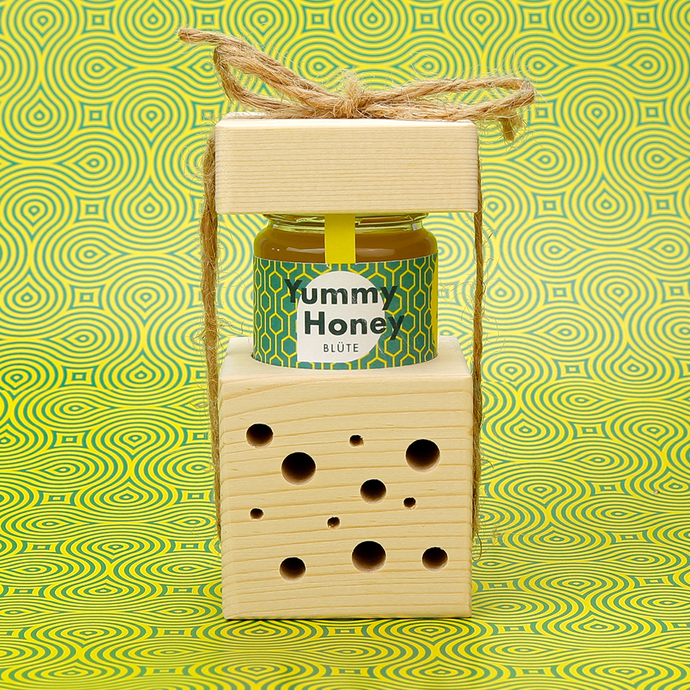 Wildbienenset Mini mit Honig Bino