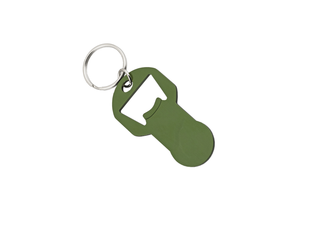 Einkaufs-Schlüsselanhänger MELO - olive
