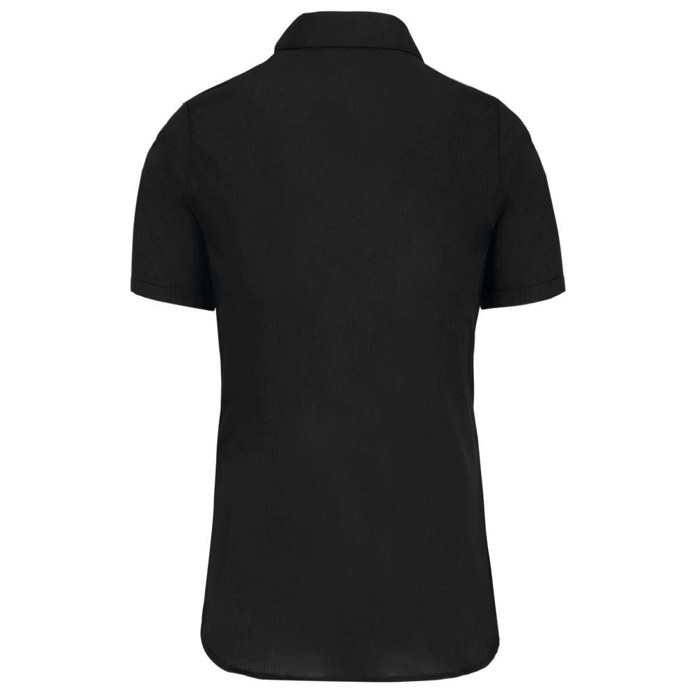 K544C - Damen Popelinebluse Kurzarm