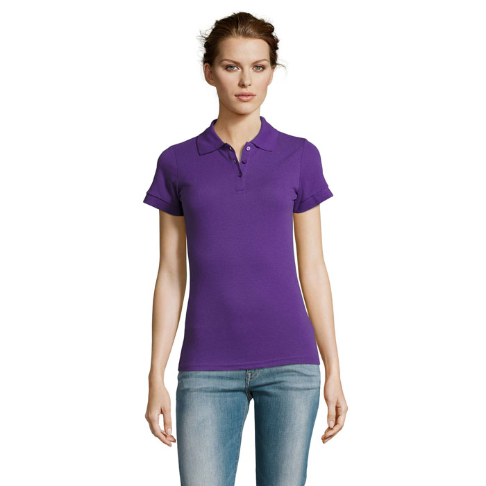 PRIME WOMEN - PRIME DAMEN POLO 200g - Dark Purple