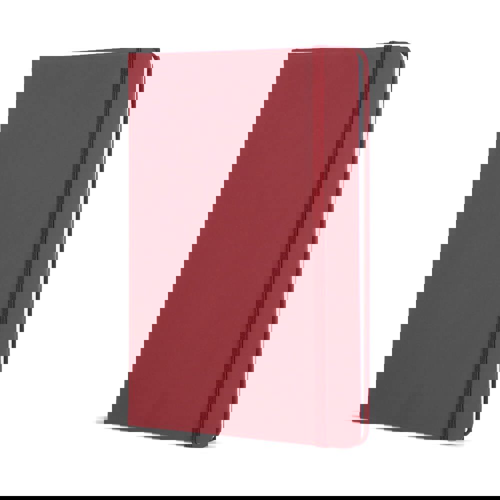 Notizbuch A5 aus PU - Weinrot