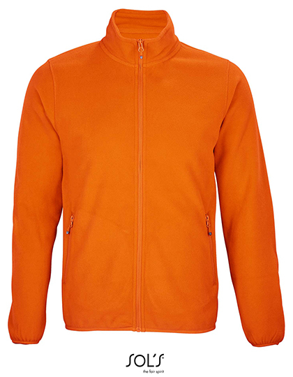 SOL´S - Men´s Factor Zipped Fleece Jacket - Orange