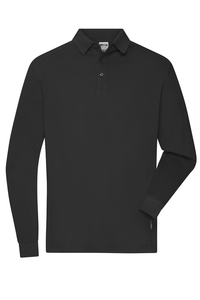 Men's Workwear-Long-Sleeved Polo   OCS Blended