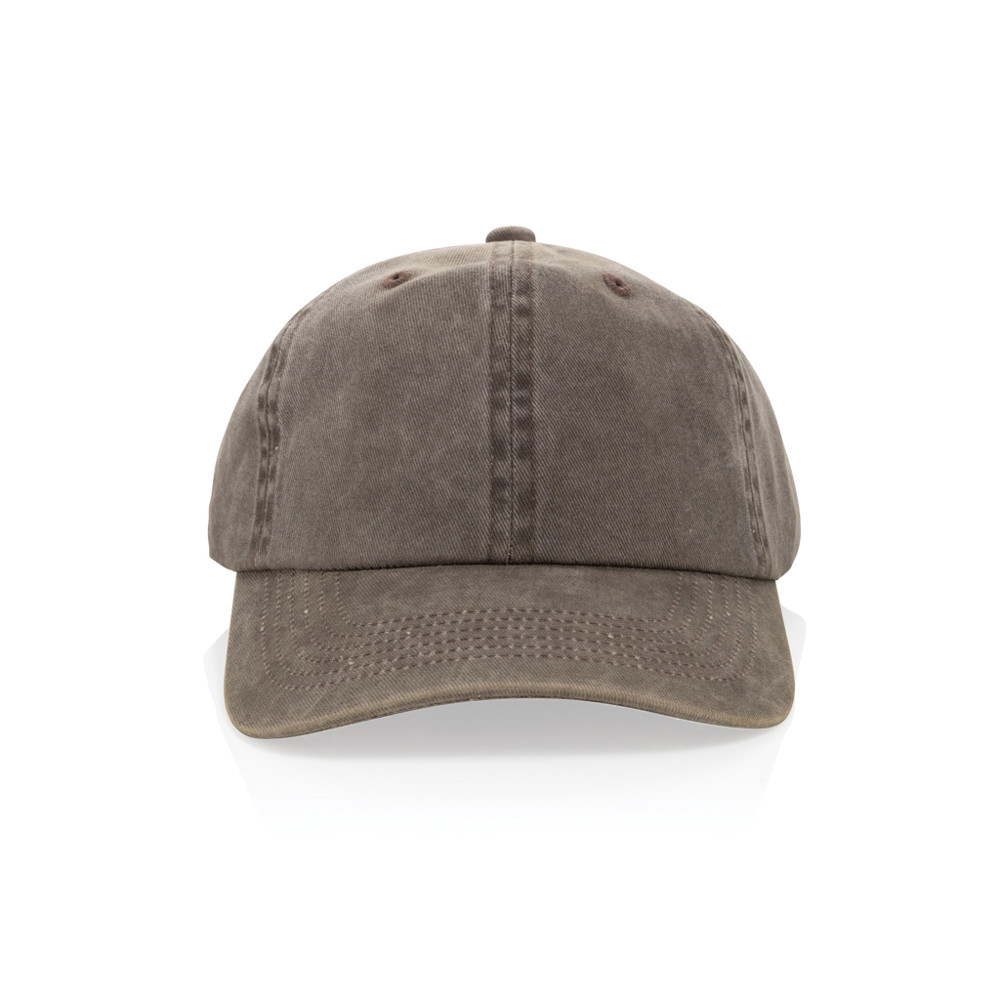 BEAU AWARE™ Washed 6-Panel Kappe aus 270gr/m² Baumwolltwill