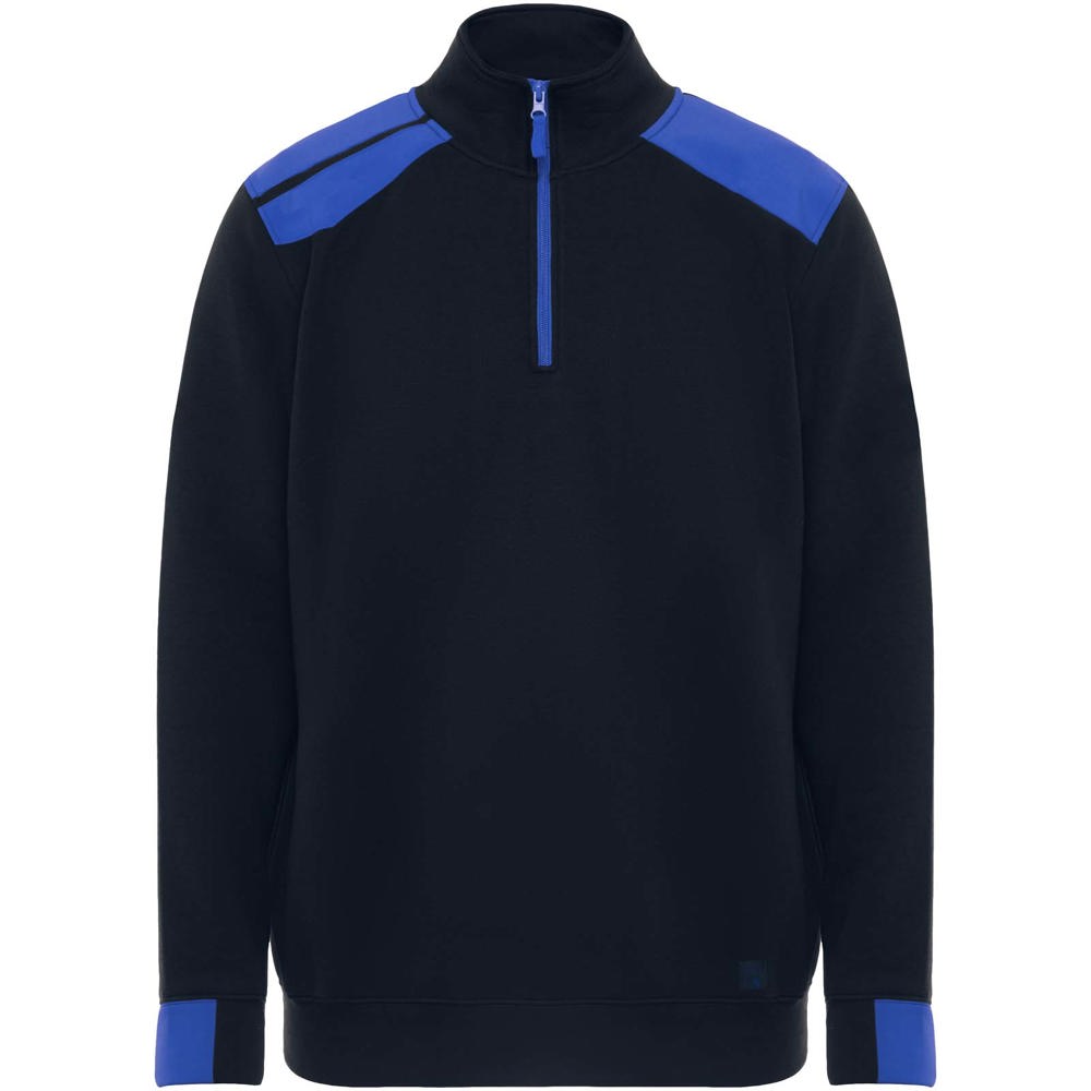 Maverick Pullover für Herren mit halbem Reißverschluss, 280 g/m2 - marineblau, royalblau