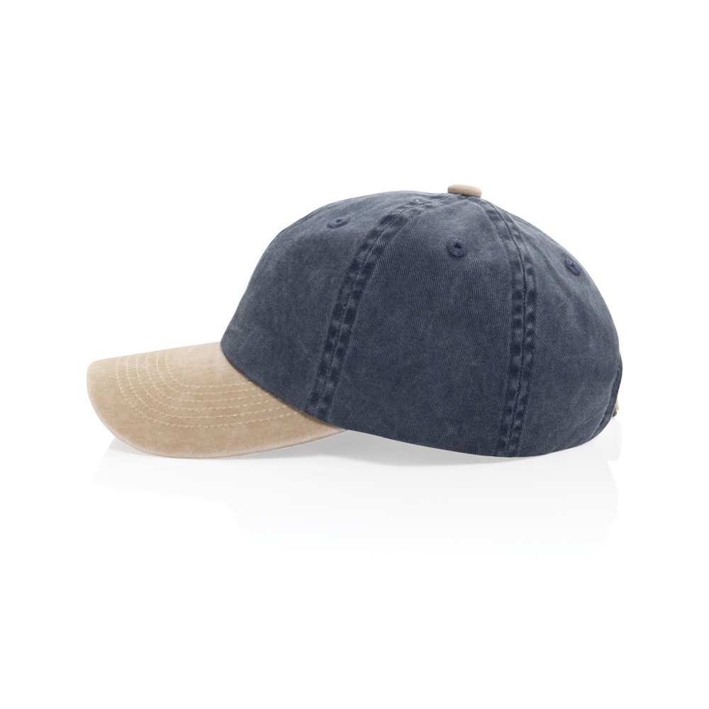 BEAU AWARE™ Two-Tone 6-Panel-Cap aus washed Cotton-Twill
