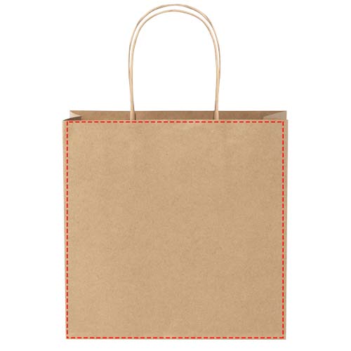 Kraftpapiertasche 120 /m² mit gedrehten Griffen – 24 × 9 × 24 cm