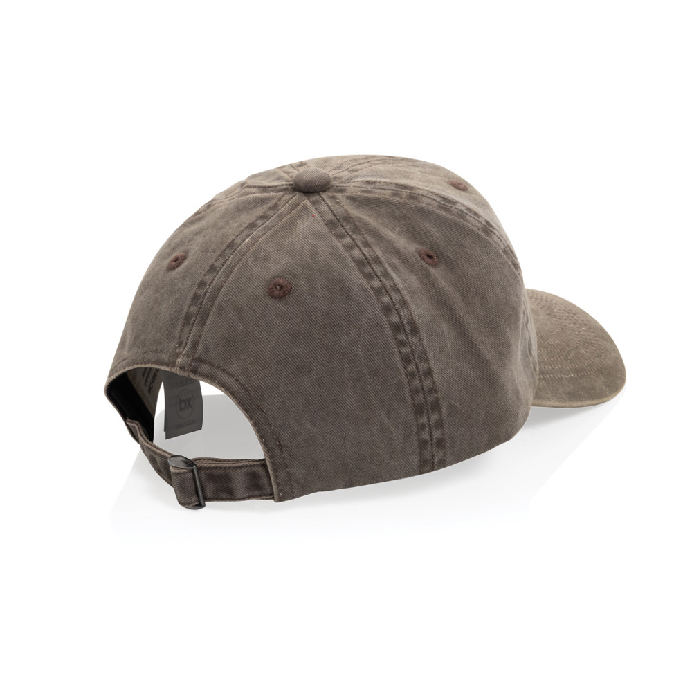 BEAU AWARE™ Washed 6-Panel Kappe aus 270gr/m² Baumwolltwill