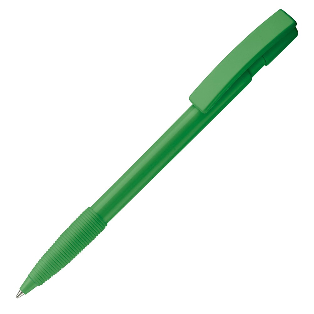 Kugelschreiber Nash Hardcolour mit Gummigriff - grün