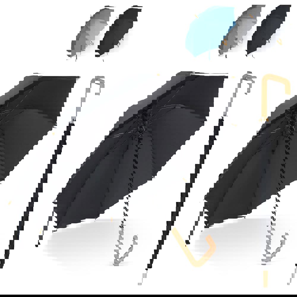 23” Regenschirm aus R-PET-Material mit Automatiköffnung