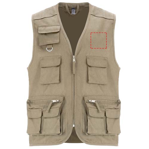 Venera Arbeitsweste mit V-Ausschnitt und mehreren Taschen, 200 g/m2 