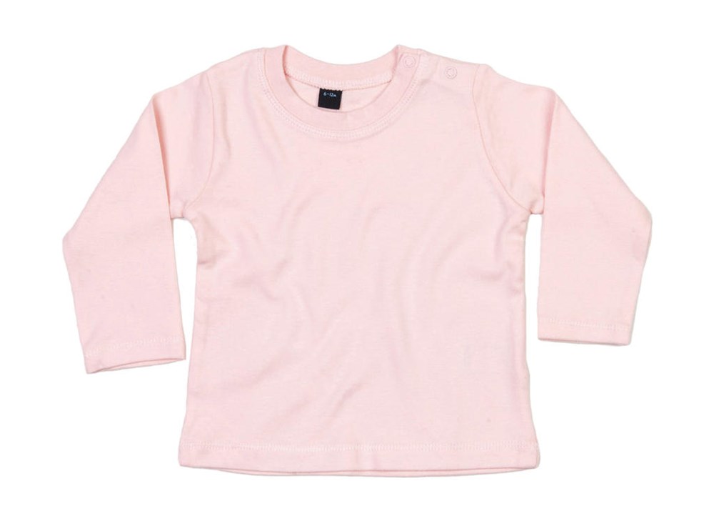 Baby Longsleeve Top - Powder Pink