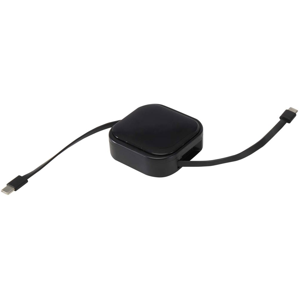 Gloas Aufrollbares 5 in 1 Kabel aus Recyclingmaterial mit Datensynchronisierung und 100 W Schnellladefunktion sowie Smartphone Toolkit