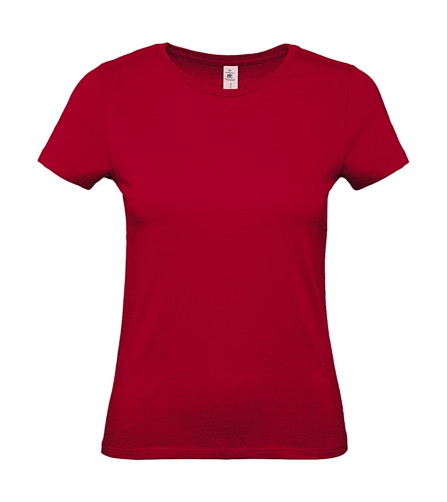 #E150 /women T-Shirt - Deep Red
