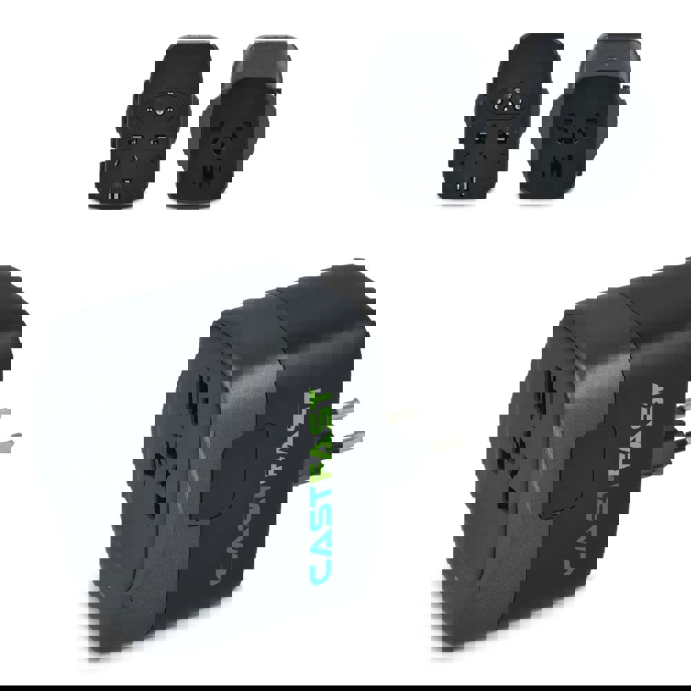  PowerPro Reiseadapter aus recyceltem Kunststoff