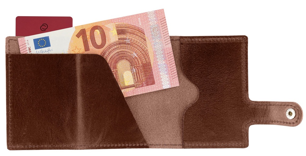C-Secure RFID Börse - Cognac