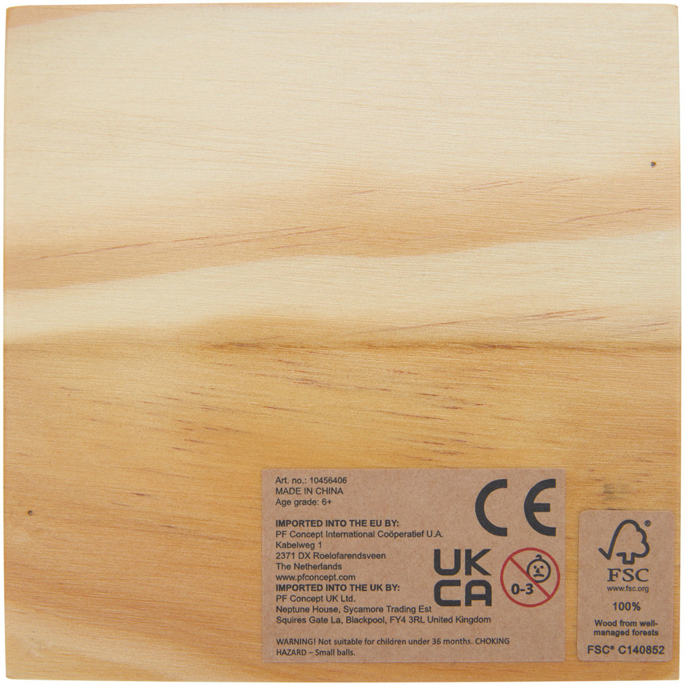 Strobus Tic-Tac-Toe Spiel aus Holz