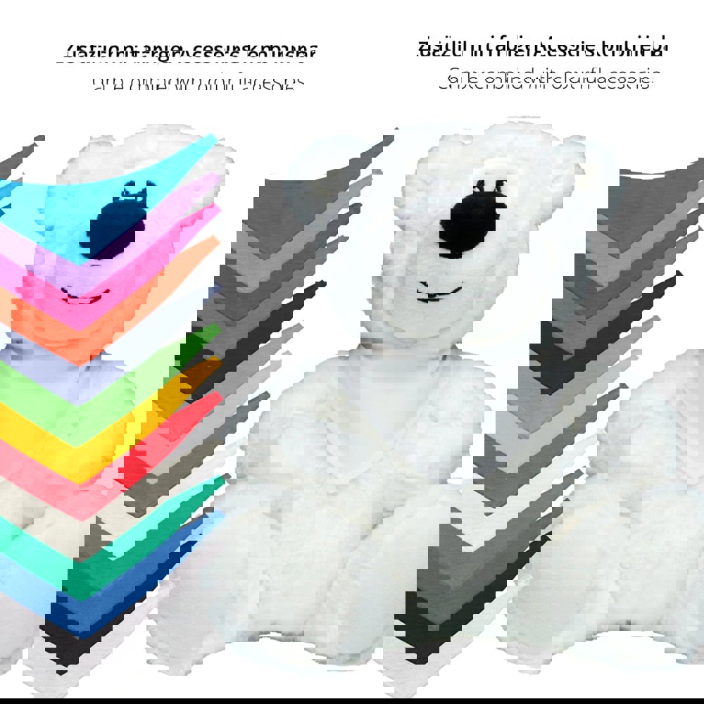 RecycelBär® Ice, weiß, M