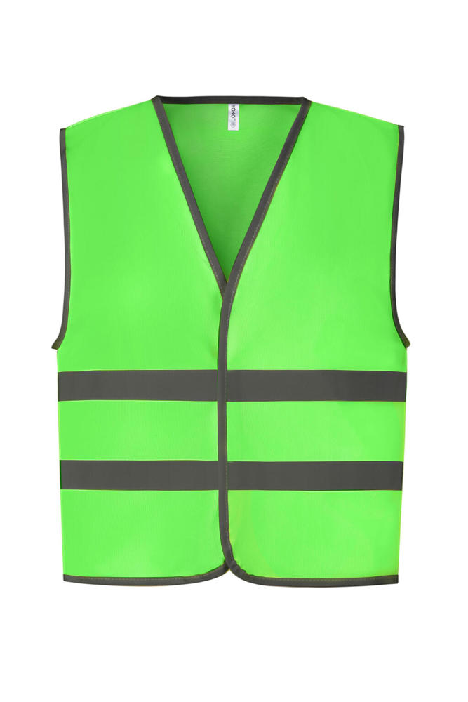 Kids Fluo Reflective Border Waistcoat