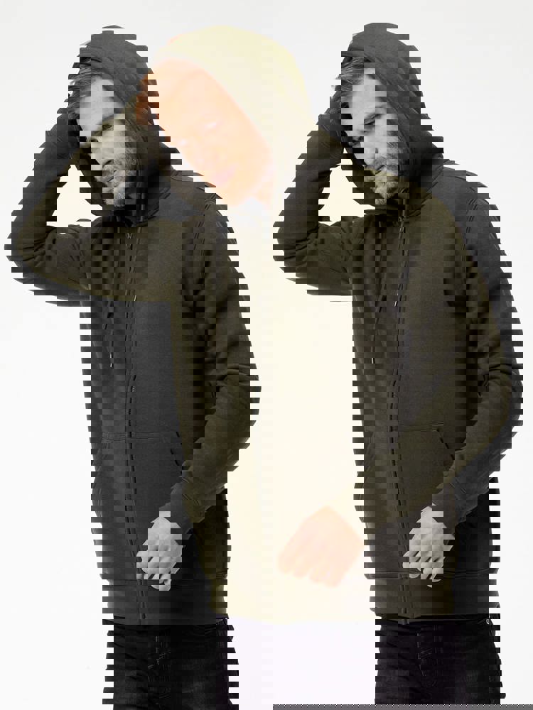 BS Vega Hoodie mit durchgehendem Reißverschluss, 280 gr/m²