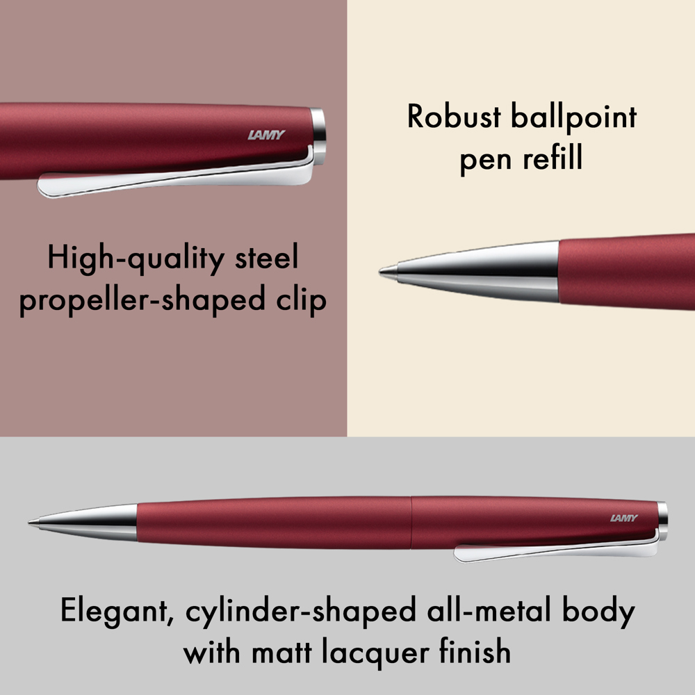 Kugelschreiber LAMY studio royalred