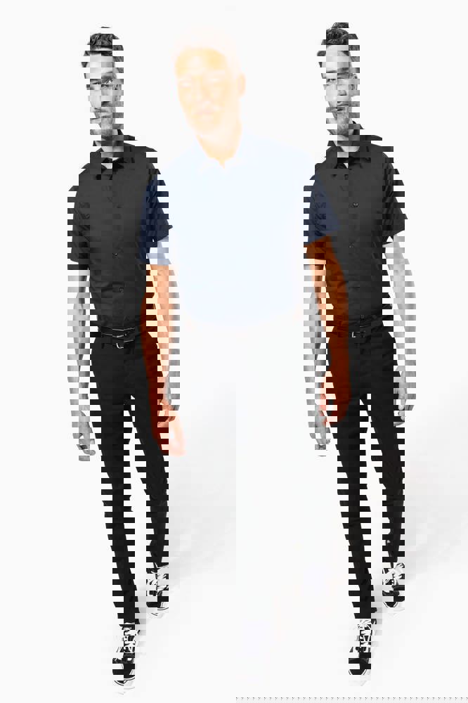 K531 - Herren Stretchhemd Kurzarm