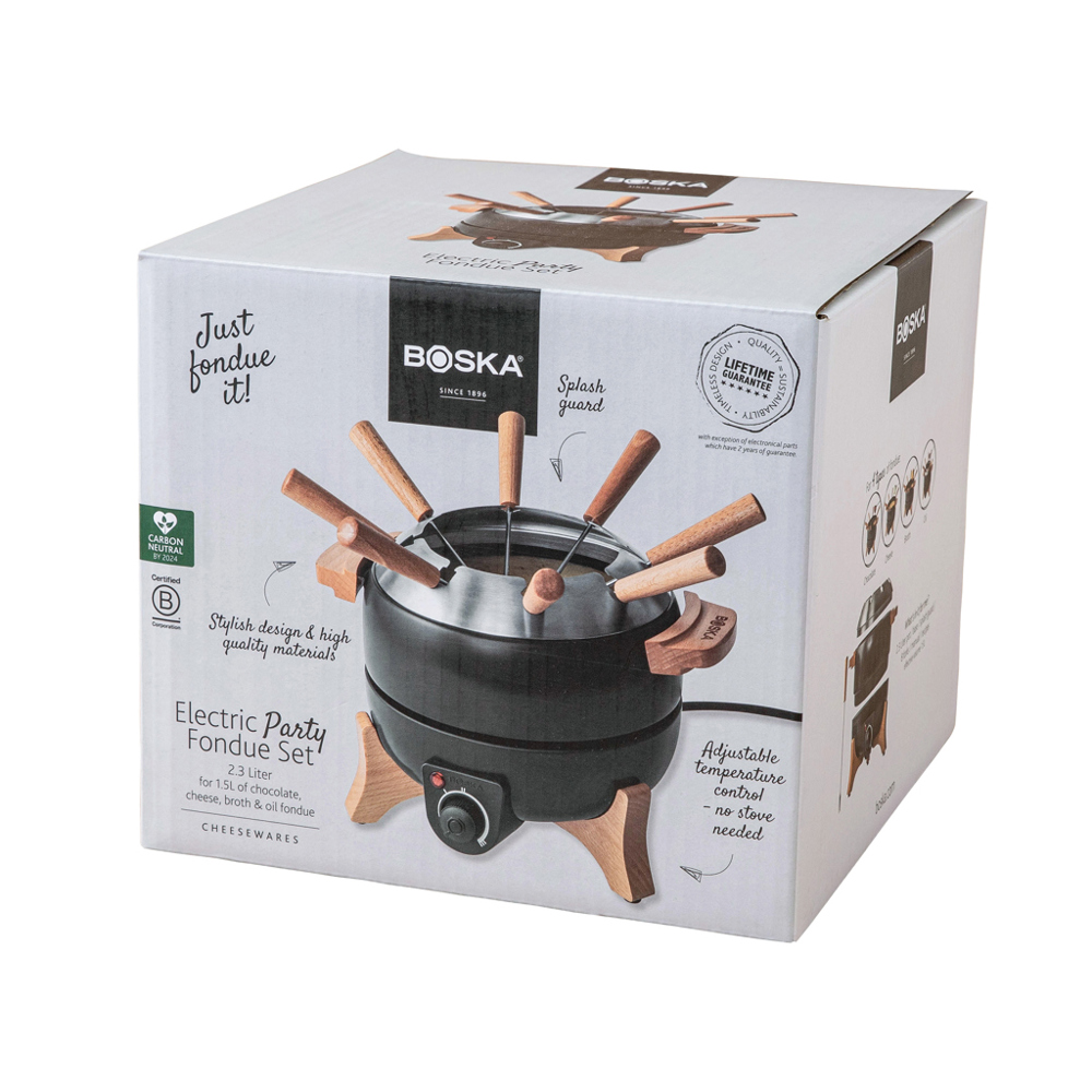 BOSKA elektrisches Party Fondue Set - 2.3L (EU Type F)