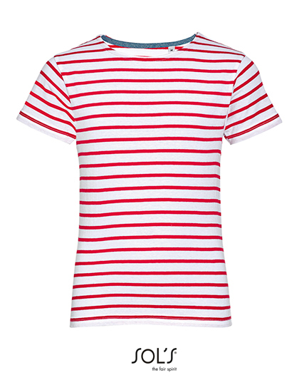 SOL´S - Kids´ Round Neck Striped T-Shirt Miles