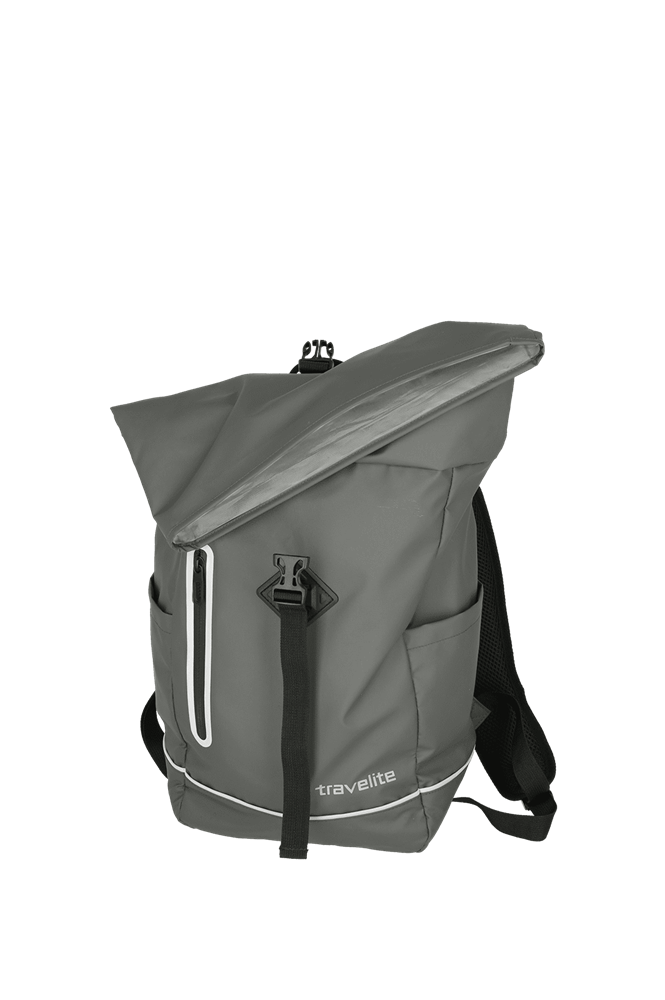 TRAVELITE BASICS Roll-Up Rucksack Plane, Anthrazit