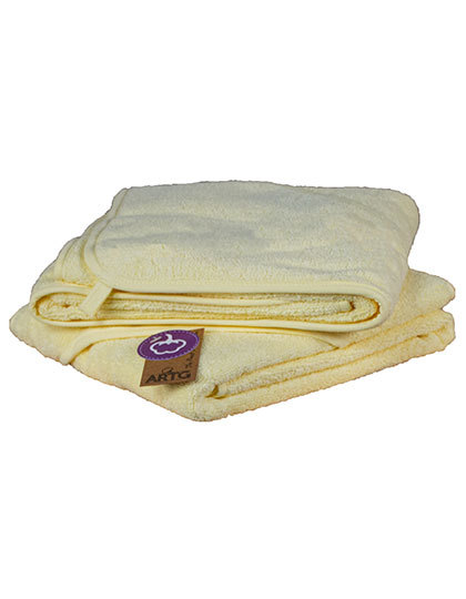 ARTG - Babiezz® Hooded Towel - Pastel Yellow, Pastel Yellow, Pastel Yellow
