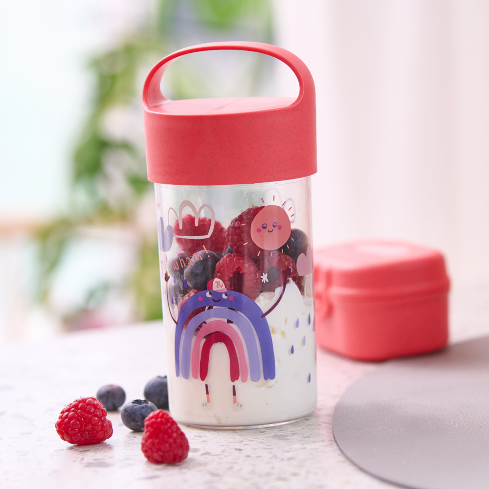 Koziol BUDDY SNACK 0,5 DREAMS Snackpot / Trinkflasche 500ml