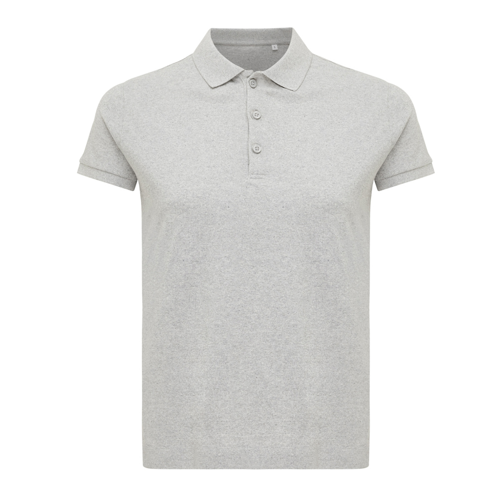 IQONIQ Yosemite Damen Piqué-Poloshirt aus rec. Baumwolle - heather grey (± PMS heather grey)