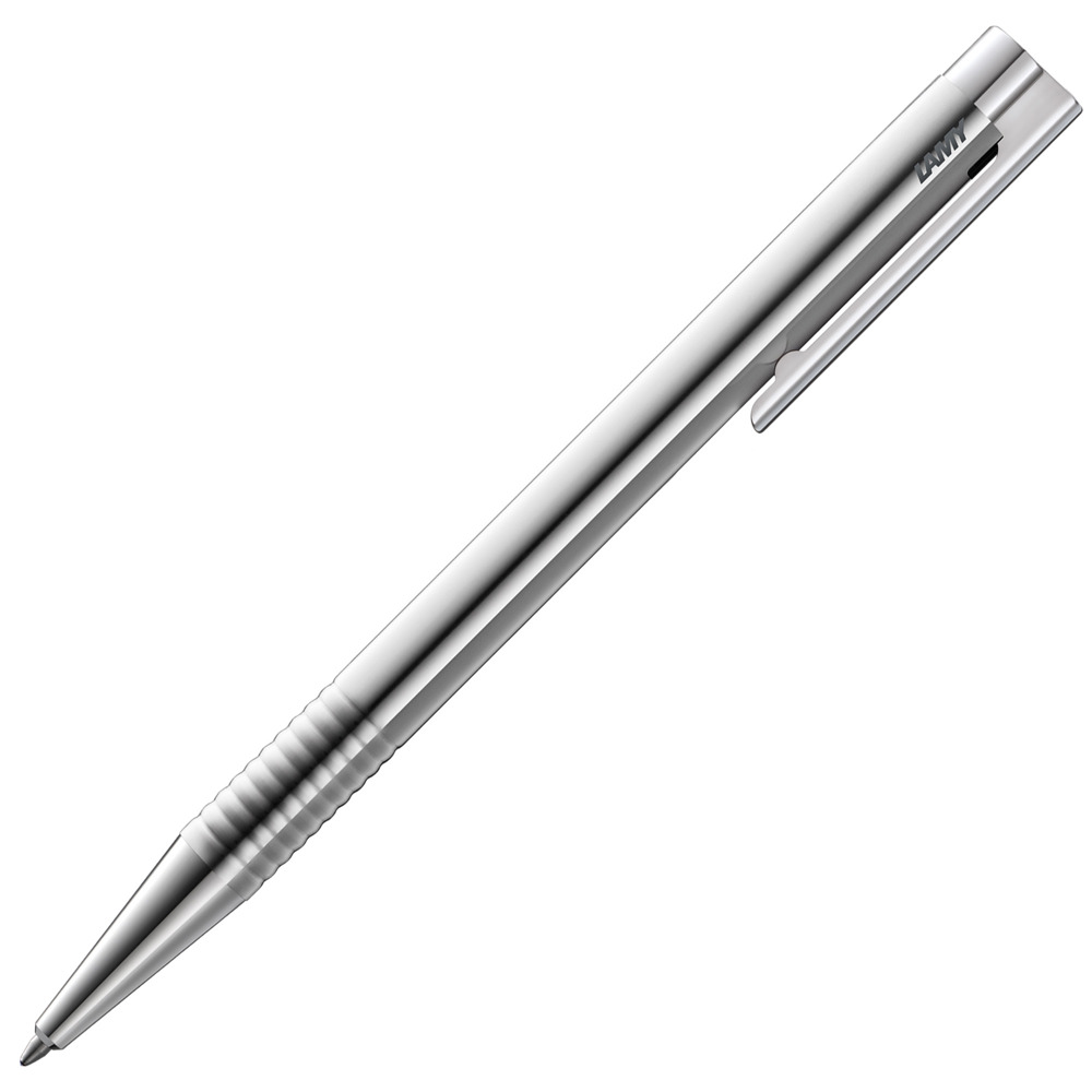 Kugelschreiber LAMY logo Metall brushed - chrome