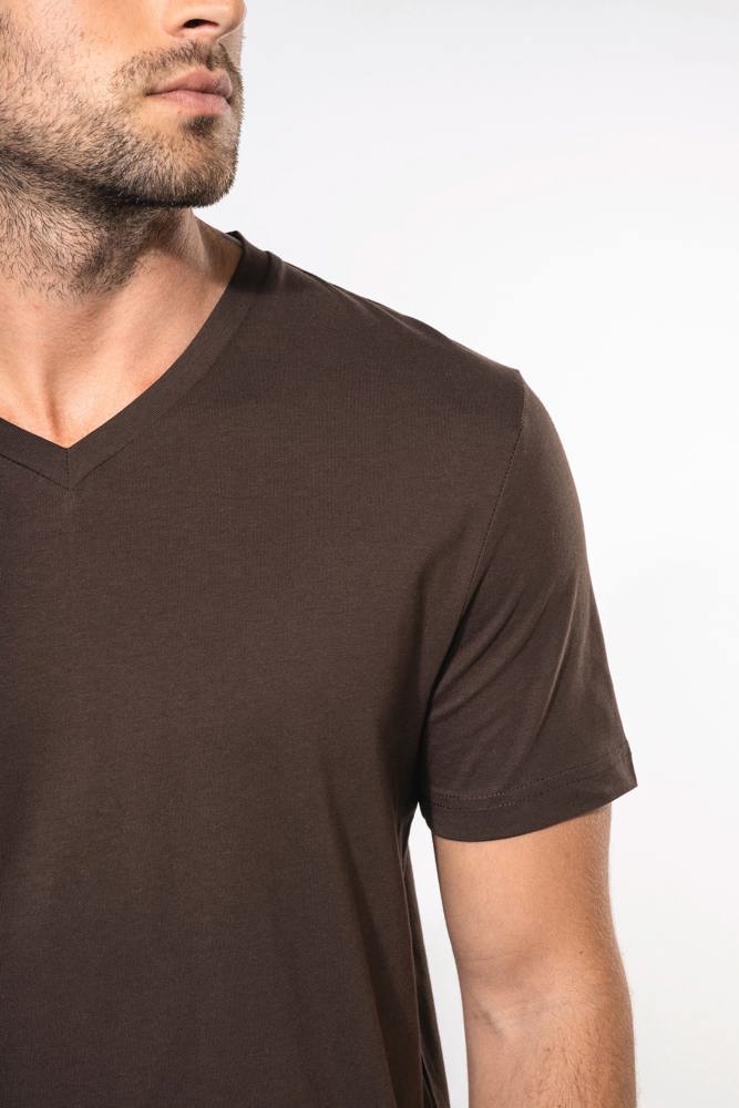 K357C - Herren-T-Shirt V-Ausschnitt kurze Ärmel